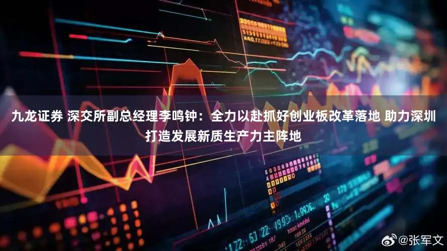 九龙证券 深交所副总经理李鸣钟：全力以赴抓好创业板改革落地 助力深圳打造发展新质生产力主阵地
